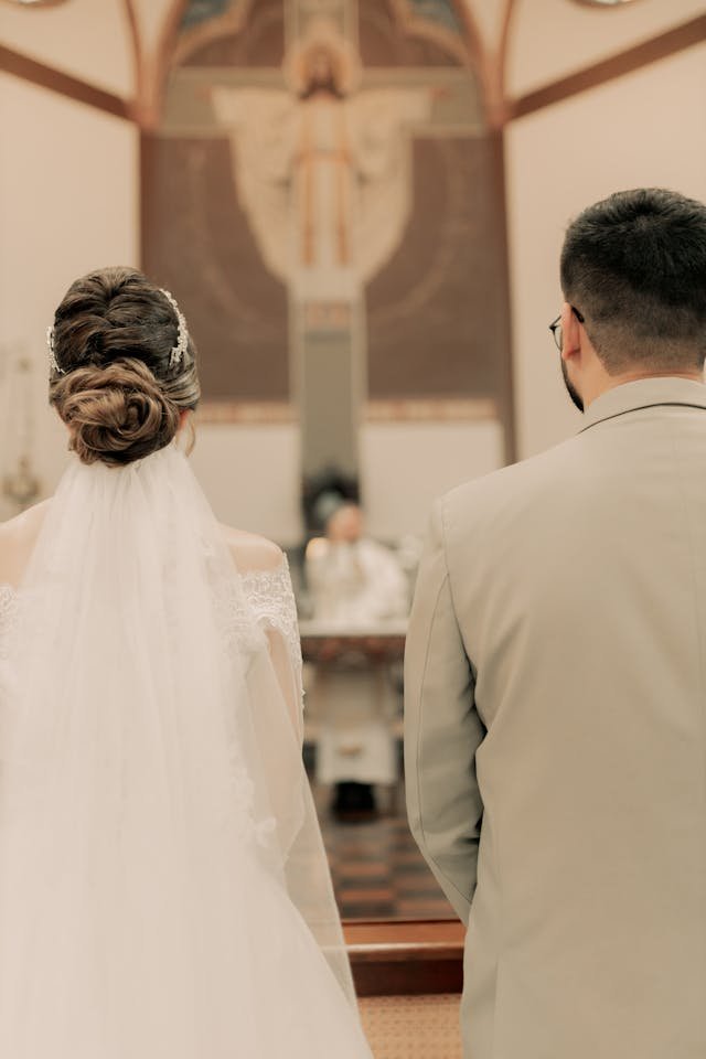 Grille Point de Croix Gratuite pour Mariage