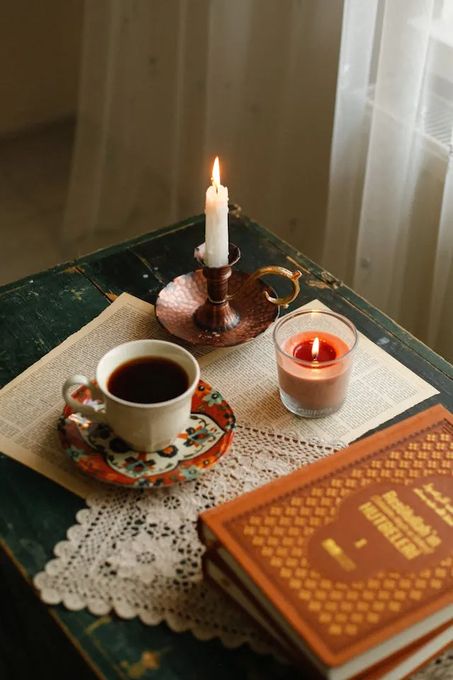 Bougies Tasse Vintage