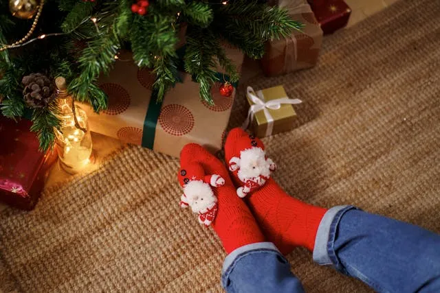 patron imprimer patron chaussette de noel