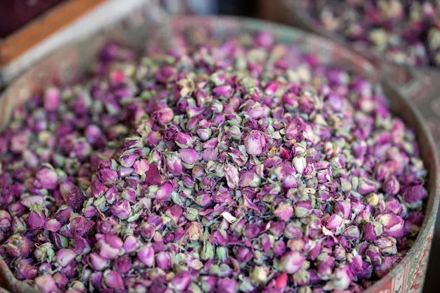 petale de fleurs sechees
