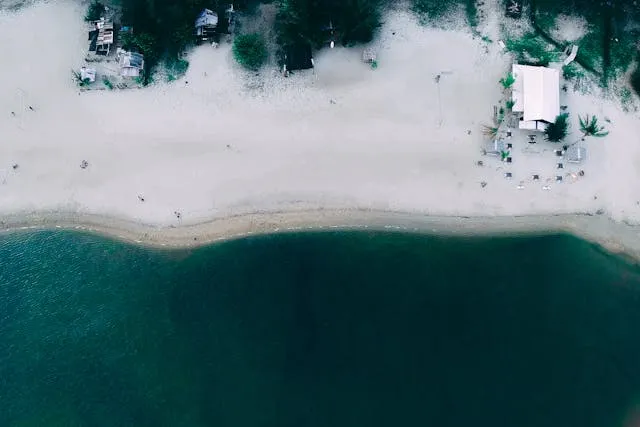 La cabine de plage en tissu